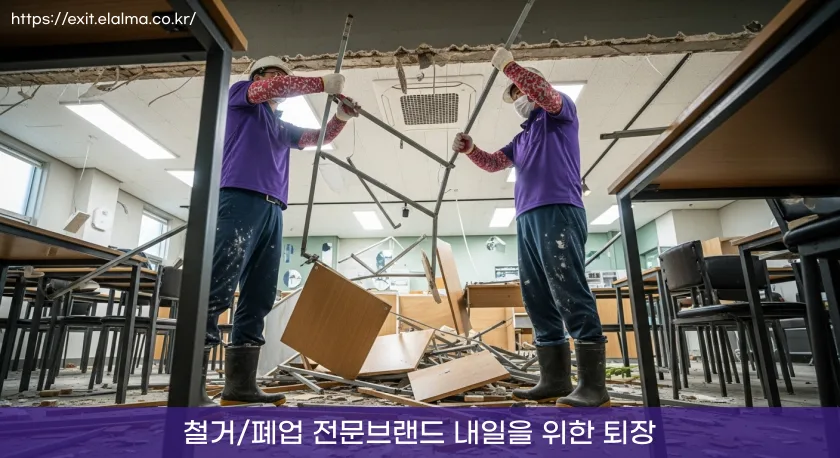 철거폐업-철거지원금-최저가견적-영등포철거, 스터디카페 폐업과 원상복구 4 영등포시장 철거