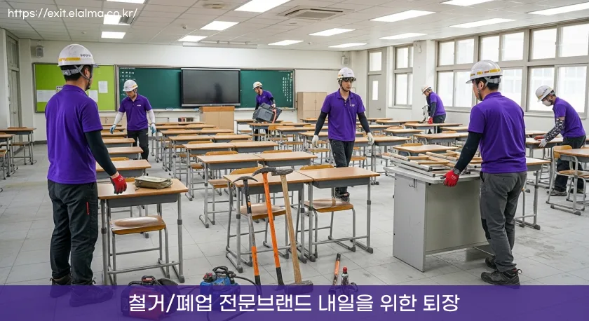 철거폐업-철거지원금-최저가견적-강남철거, 강남 학원 철거와 폐업 사례 3 강남 학원 철거